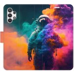 Pouzdro iSaprio Flip s kapsičkami na karty - Astronaut in Colours 02 Samsung Galaxy A32 – Hledejceny.cz