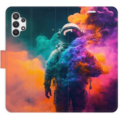 Pouzdro iSaprio Flip s kapsičkami na karty - Astronaut in Colours 02 Samsung Galaxy A32 – Hledejceny.cz