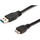 usb kabel Akasa AK-CBUB04-10BK USB 3.0 A to Micro B