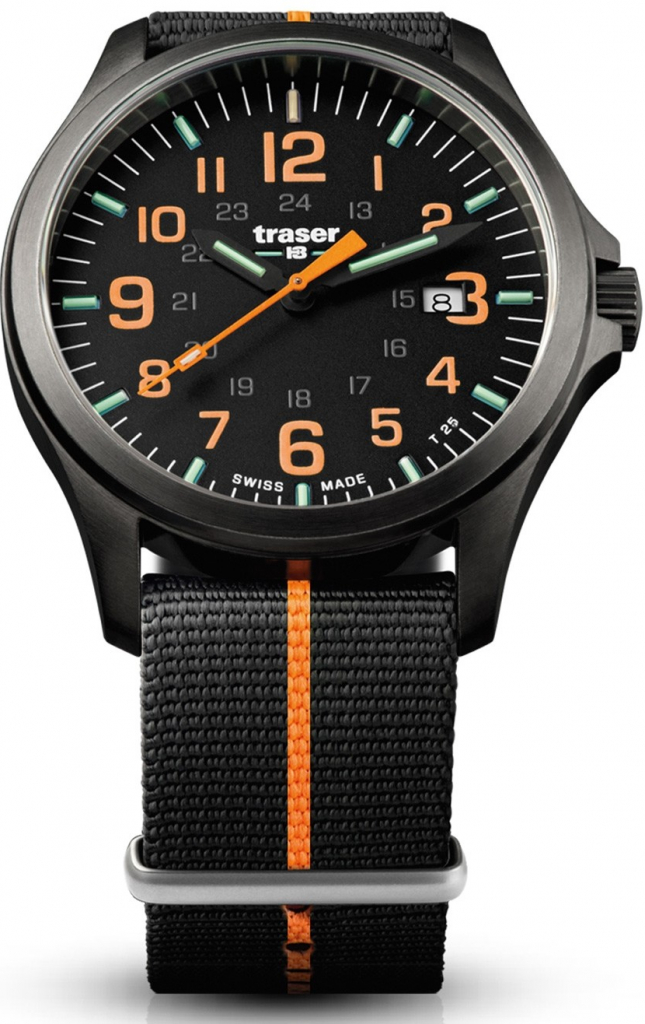 Traser P67 Officer Pro GunMetal Black/Orange nato