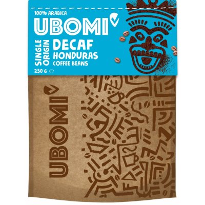UBOMI Arabica Bezkofeinová káva CO2 zrnková 250 g – Hledejceny.cz