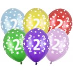 Balónek číslo 2 mix barev – Hledejceny.cz