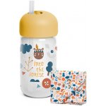 Suavinex lahvička s brčkem Forest žlutá 340 ml – Zboží Mobilmania