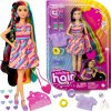 Panenka Barbie Barbie a fantastické vlasové kreace Černovláska