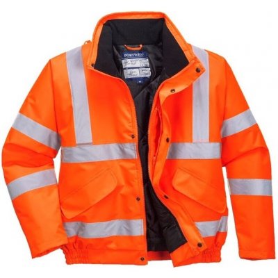 Portwest Zimní bunda XXS- Hi-Vis BOMBER Portwest neo orange – Zboží Mobilmania