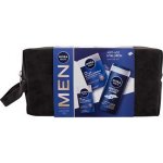 Nivea Men Hyaluron Anti-Age Skin Care Set sada balzám po holení Men Hyaluron 100 ml + denní pleťový krém Men Hyaluron 50 ml + sprchový gel Protect & Care 250 ml + kosmetická taštička – Zboží Mobilmania