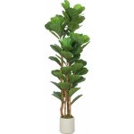 HOMCOM Umělý fíkovník 150 cm | zelený – Hledejceny.cz