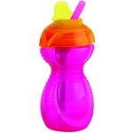 Munchkin netekoucí hrneček s výklopným brčkem fialový 296 ml – Zboží Dáma