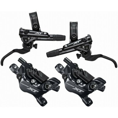 Brzda kotoučová SHIMANO XT M8120 čtyřpístková p+z komplet bez kotoučů a adapt., J-kit, box – Zboží Dáma