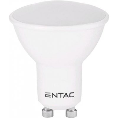 ENTAC LED žárovka GU10 6,5W 505lm, teplá, ekv. 46W LLSW-6,5W-WW – Zboží Mobilmania