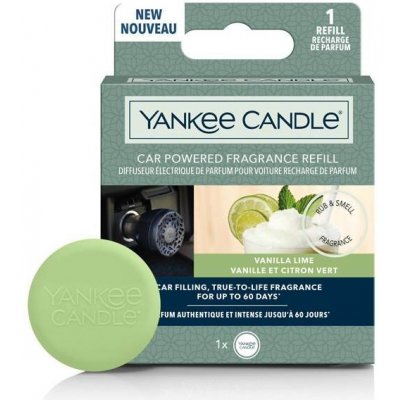 Yankee Candle Vanilla Lime vonný difuzér do zapalovače auta - náhradní náplň – Hledejceny.cz