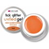 UV gel Enii nails Glitrový UV gel NEON GLIMMER ORANGE 5 ml