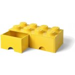 LEGO® úložný box s šuplíky 25 x 25 x 18 cm žlutá – Zboží Dáma