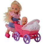Simba Evička doll walk s kočárkem – Zboží Mobilmania