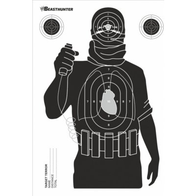Terč silueta Beast Hunter Terror 10ks – Zboží Dáma