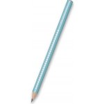 Grafitová tužka Faber-Castell Jumbo Sparkle - perleťové odstíny tyrkysová – Zboží Živě