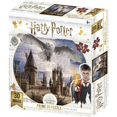 PRIME 3D Puzzle Harry Potter: Bradavická škola čar a kouzel 500 ks – Hledejceny.cz