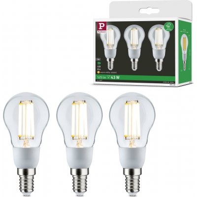 Paulmann Eco-Line Filament 230V LED kapka E14 3ks-sada 100mm 3x2,5W 3000K čirá – Hledejceny.cz