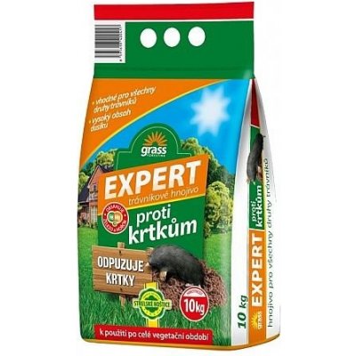 Nohelgarden Hnojivo GRASS EXPERT na trávník proti krtkům 10 kg