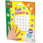 SES CREATIVE Nálepky na nehty 198ks kreativní set zdobení nehtů 14044 – Hledejceny.cz