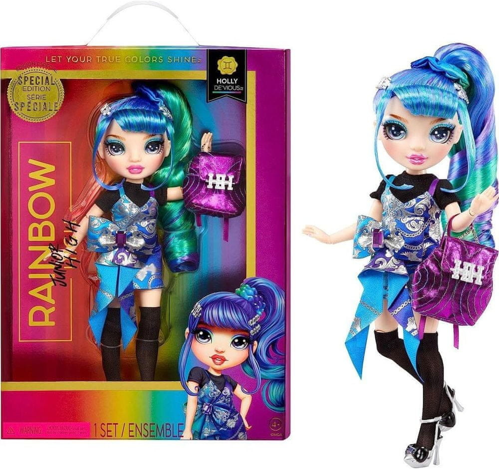 Rainbow High Junior High Special Edition Doll- Holly De\'Vious Blue
