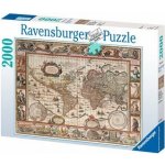 Ravensburger Mapa světa r. 1650 2000 dílků – Zboží Mobilmania