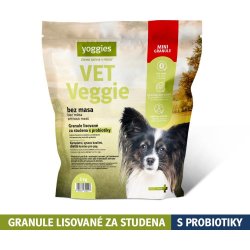 Yoggies VET Veggie bez masa minigranule lisované za studena s probiotiky 2 kg