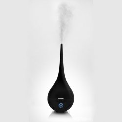 Dedra Sonický aroma difuzér ionizuje a zvlhčuje vzduch v místnosti matný černý 1600 ml