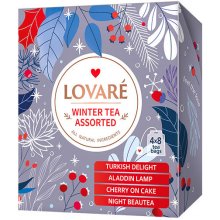 LOVARÉ WINTER Black Tea Assorted coll. kolekce čajů 32 ks