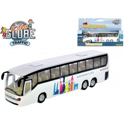 Kids Globe Traffic autobus 19cm kov – Zboží Mobilmania
