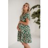 Těhotenské a kojící šaty Těhotenské kojící šaty Lovely Dress Green SS