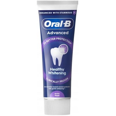 Oral-B Advanced Healthy Whitening Arktická svěžest 75 ml – Hledejceny.cz