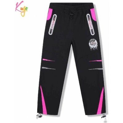 Kugo Dívčí softshellové kalhoty nezateplené HK8582 černá – Hledejceny.cz