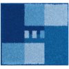 Koupelnová předložka Grund Merkur modrá 50 x 60 cm