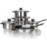 Banquet Sada nerezového nádobí SWING Black 10 ks – Zboží Dáma