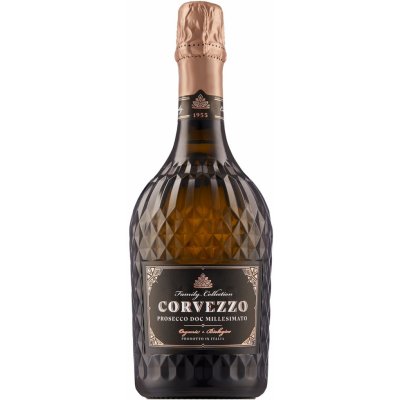 Corvezzo DOC Brut Family Collection Prosecco 11% 0,75 l (holá láhev) – Zboží Mobilmania