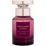 Abercrombie & Fitch Authentic Night parfémovaná voda dámská 30 ml – Hledejceny.cz