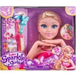 Alltoys Česací hlava Sparkle Girlz s doplňky – Zboží Mobilmania