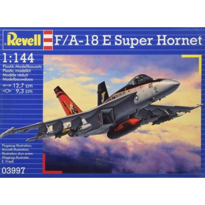 Revell Hornet Model Kit Plastic plane 03997 F A 18 E Super 1:144 – Zboží Mobilmania