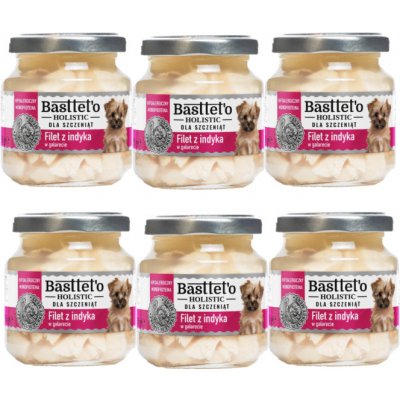 Basttet'o Holistic krůtí filet v galetě pro štěňata 6 x 130 g – Sleviste.cz