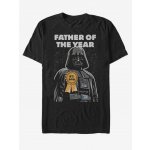 Darth Vader Father Of The Year Star Wars Triko ZOOT Fan černá – Sleviste.cz