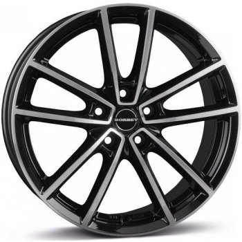 Borbet W 7x17 5x112 ET43 black polished