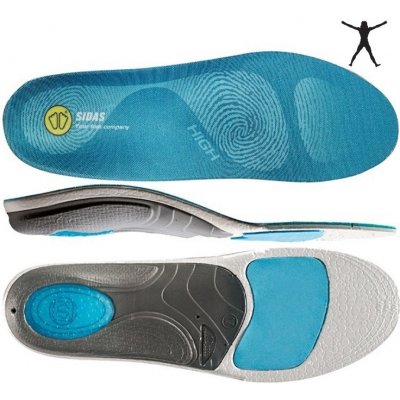 SIDAS 3FEET Comfort High Arch Vložky 17/18 Zelená – Hledejceny.cz