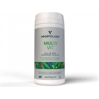 Vegetology MultiVit Multivitamíny a minerály pro vegany, 60 tablet