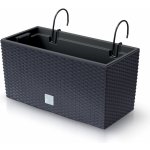 Prosperplast Truhlík RATO CASE W s háky a vkladem antracit 39,5 x 18,5 x 19,5cm – Zboží Mobilmania