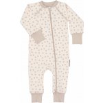 Bambusové dětské rostoucí pyžamo overal Geggamoja Beige mini clover – Sleviste.cz