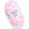 Příze Yarn Art příze Baby Color 203 jemná růžová s neon růžovou a oranžovou