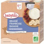 Babybio Brassé Kapsička z kravského mléka malina banán 4 x 85 g – Zboží Dáma