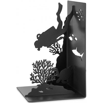 Balvi Knižní zarážka Scuba 27907, černá – Zboží Dáma