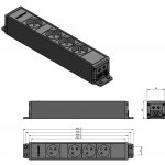 IBConnect CUBO černá 2x230V + USB nab. C+C – Hledejceny.cz